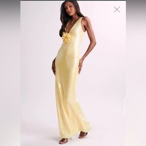 Meshki Eliza Rose Sequin Maxi Dress